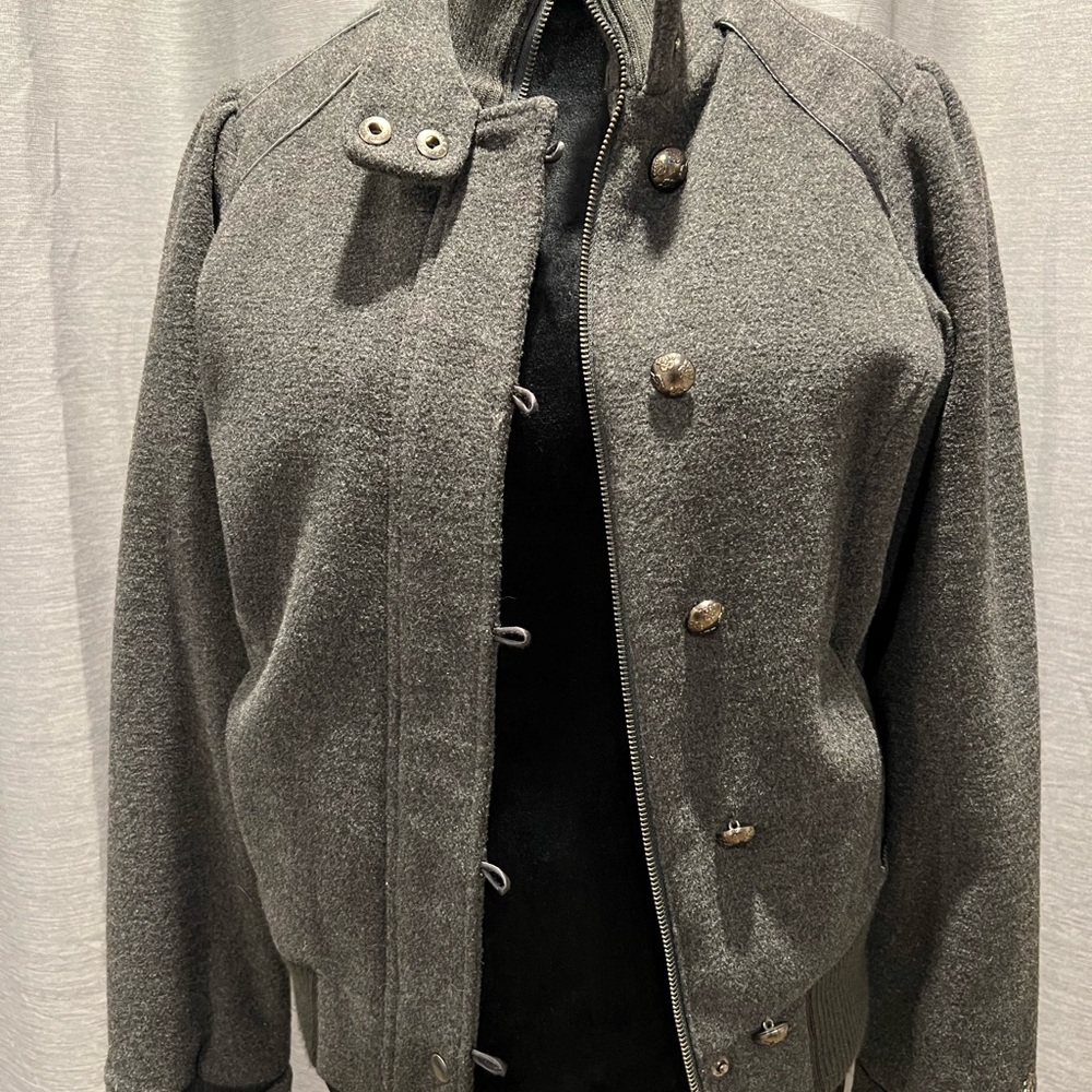 B by Burton thick wool jacket; size Medium